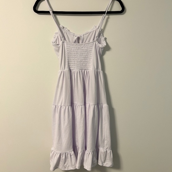 White summer tiered dress | Size XS | New - Picture 2 of 3